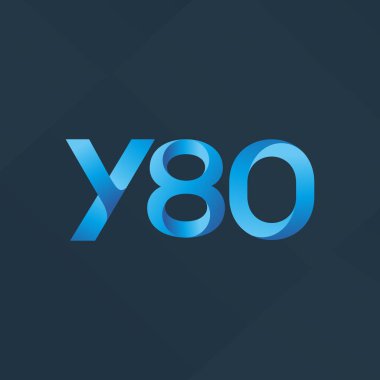 ortak mektup logo Y80 vektör çizim