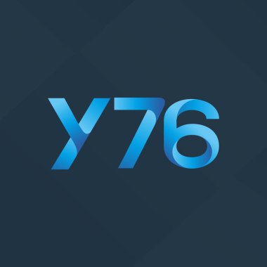ortak mektup logo Y76 vektör çizim