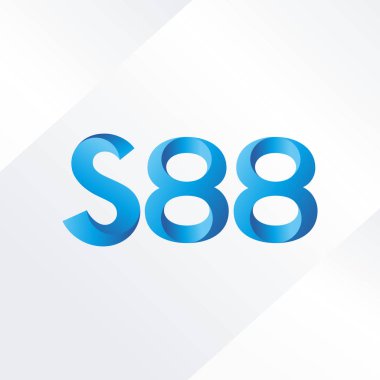 ortak mektup logo vektör çizim