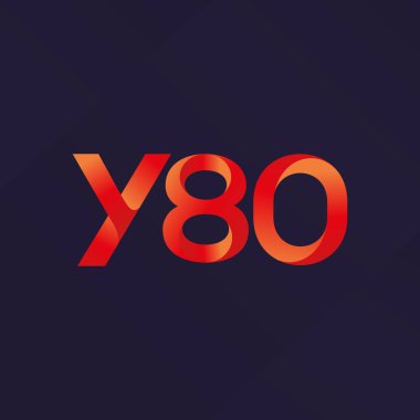 ortak mektup logo Y80 vektör çizim