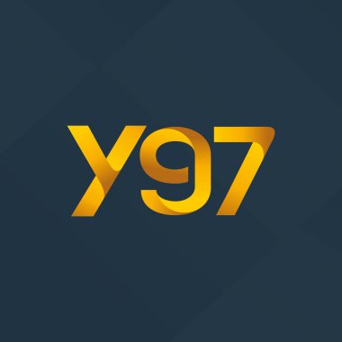 ortak mektup logo Y 97 vektör çizim