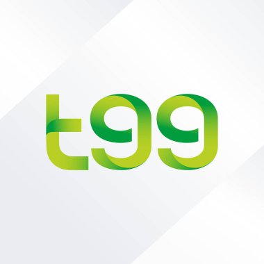 ortak mektup logo T99 vektör çizim