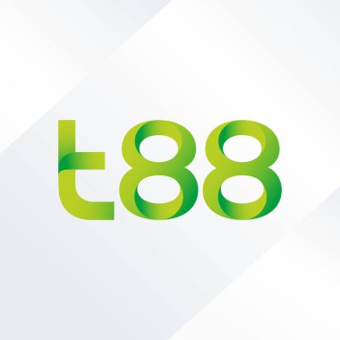 ortak mektup logo vektör çizim