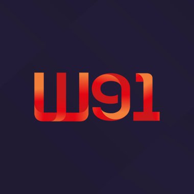 ortak mektup logo, vektör çizim