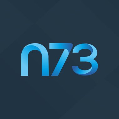 ortak mektup logo n 73 vektör çizim