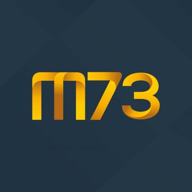 ortak mektup logo m 73 vektör çizim