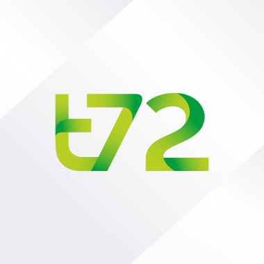 ortak mektup logo t 72 vektör çizim