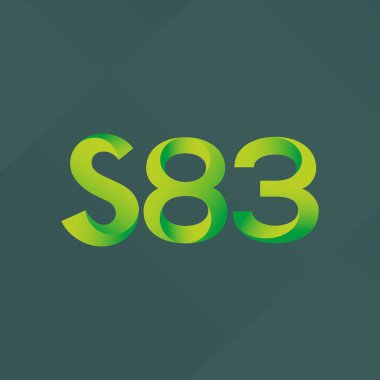 ortak mektup logo s 83 vektör çizim