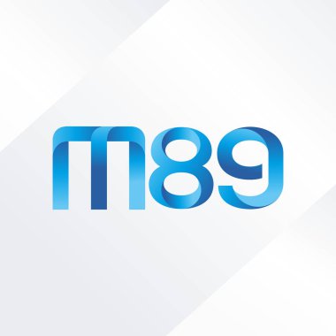 ortak mektup logo m 89 vektör çizim