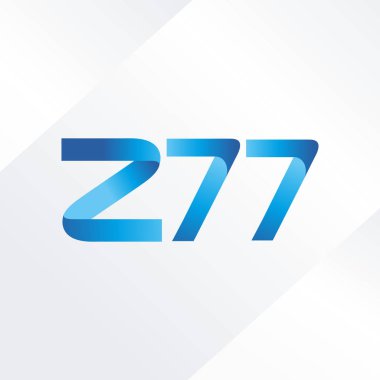 ortak mektup logo Z77 vektör çizim