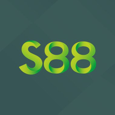 ortak mektup logo vektör çizim