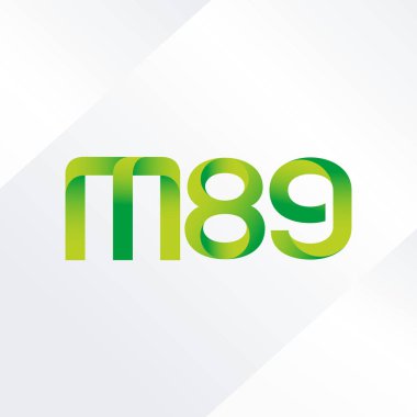 ortak mektup logo m 89 vektör çizim