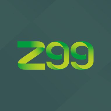 ortak mektup logo Z 99 vektör çizim