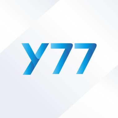 ortak mektup logo Y 77 vektör çizim