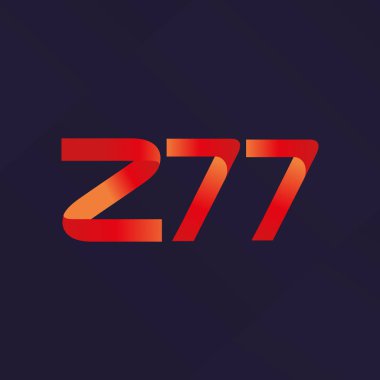 ortak mektup logo Z77 vektör çizim