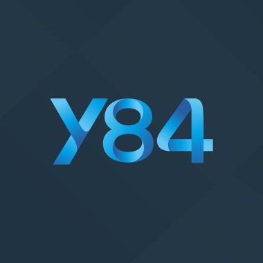 ortak mektup logo Y84 vektör çizim