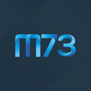 ortak mektup logo m 73 vektör çizim