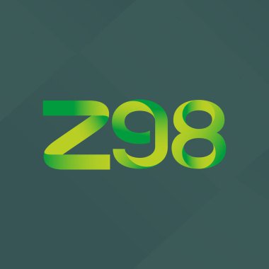 ortak mektup logo Z98 vektör çizim