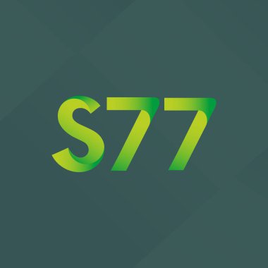 ortak mektup logo s 77 vektör çizim