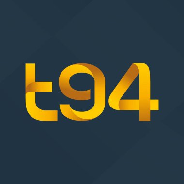 ortak mektup logo vektör çizim