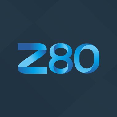ortak mektup logo Z80 vektör çizim