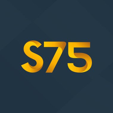 ortak mektup logo s 75 vektör çizim