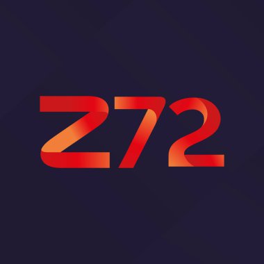 ortak mektup logo z72 vektör çizim