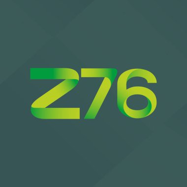 ortak mektup logo Z76 vektör çizim