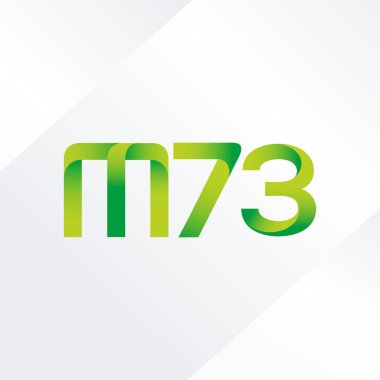 ortak mektup logo m 73 vektör çizim