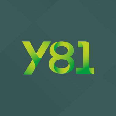 ortak mektup logo Y81 vektör çizim