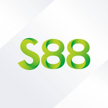 ortak mektup logo vektör çizim