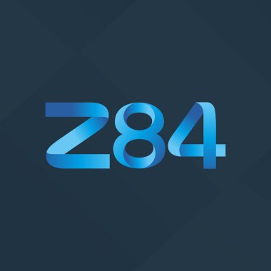ortak mektup logo Z 84 vektör çizim
