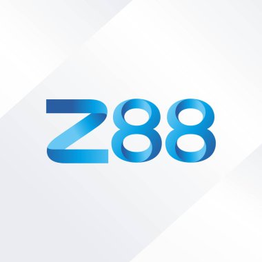 ortak mektup logo Z 88 vektör çizim