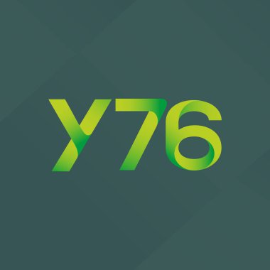 ortak mektup logo Y76 vektör çizim