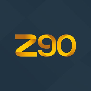 ortak mektup logo z90 vektör çizim