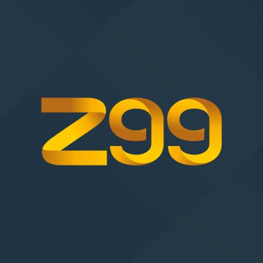 ortak mektup logo Z99 vektör çizim