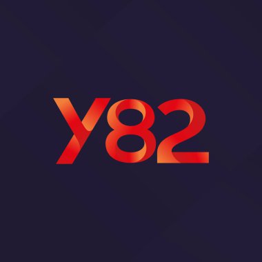ortak mektup logo Y82 vektör çizim