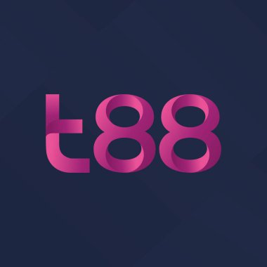 ortak mektup logo vektör çizim