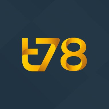 ortak mektup logo vektör çizim