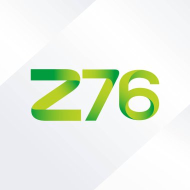 ortak mektup logo Z76 vektör çizim