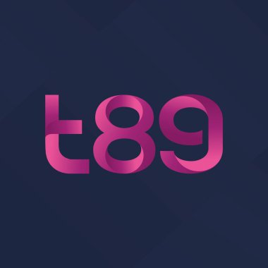 ortak mektup logo vektör çizim