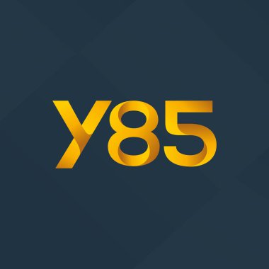 ortak mektup logo Y85 vektör çizim