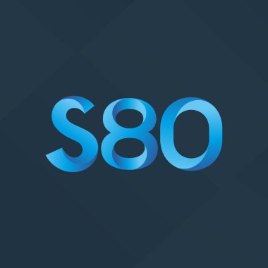 ortak mektup logo s 80 vektör çizim
