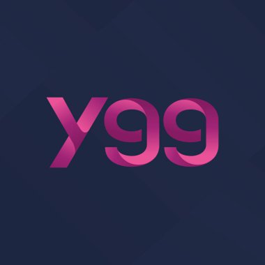 ortak mektup logo Y99 vektör çizim