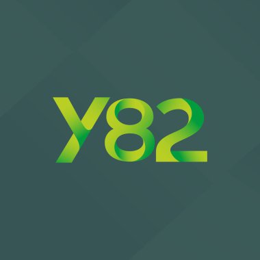 ortak mektup logo Y82 vektör çizim