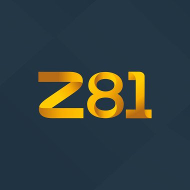 ortak mektup logo Z81 vektör çizim