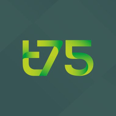 ortak mektup logo vektör çizim