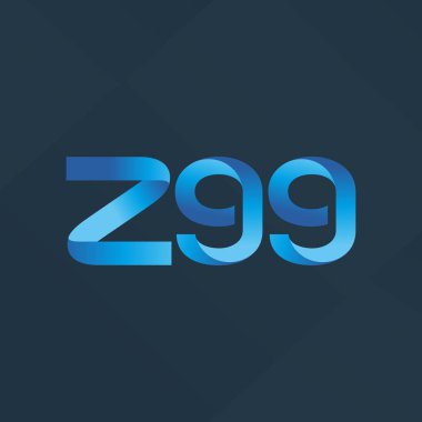 ortak mektup logo Z99 vektör çizim