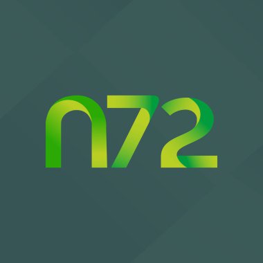 ortak mektup logo n 72 vektör çizim