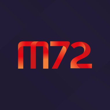 ortak mektup logo m 72 vektör çizim